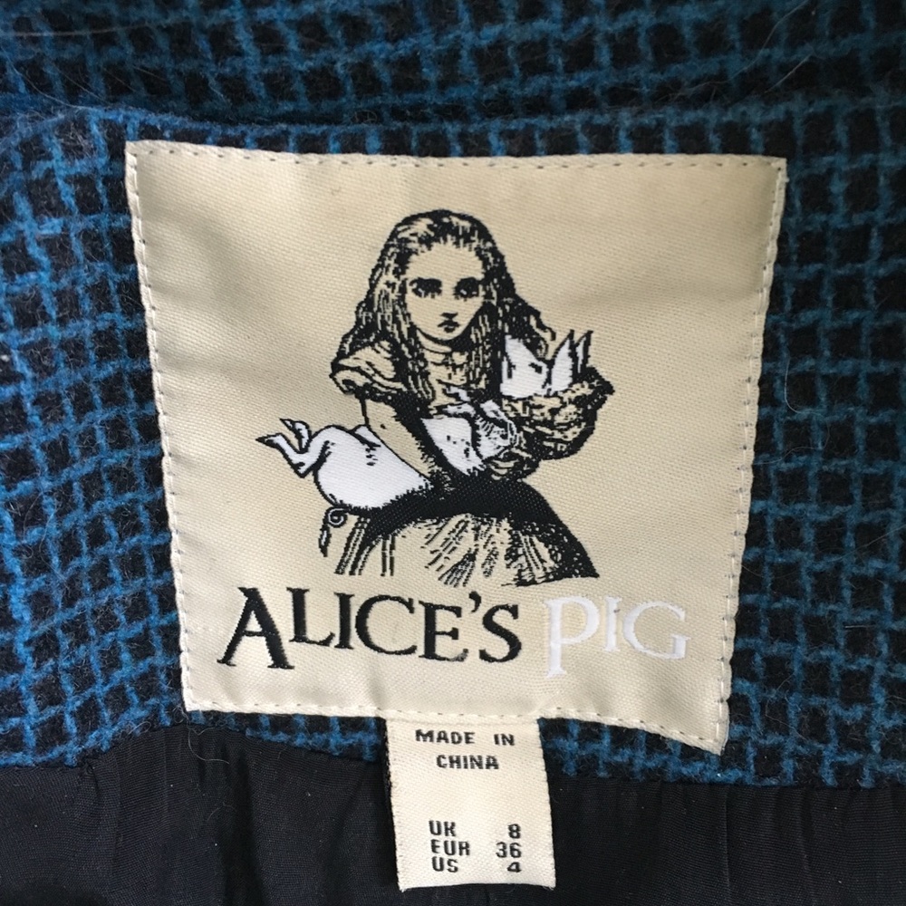 Alice’s Pig Vintage Inspired Coat Sz S - Picture 3 of 4